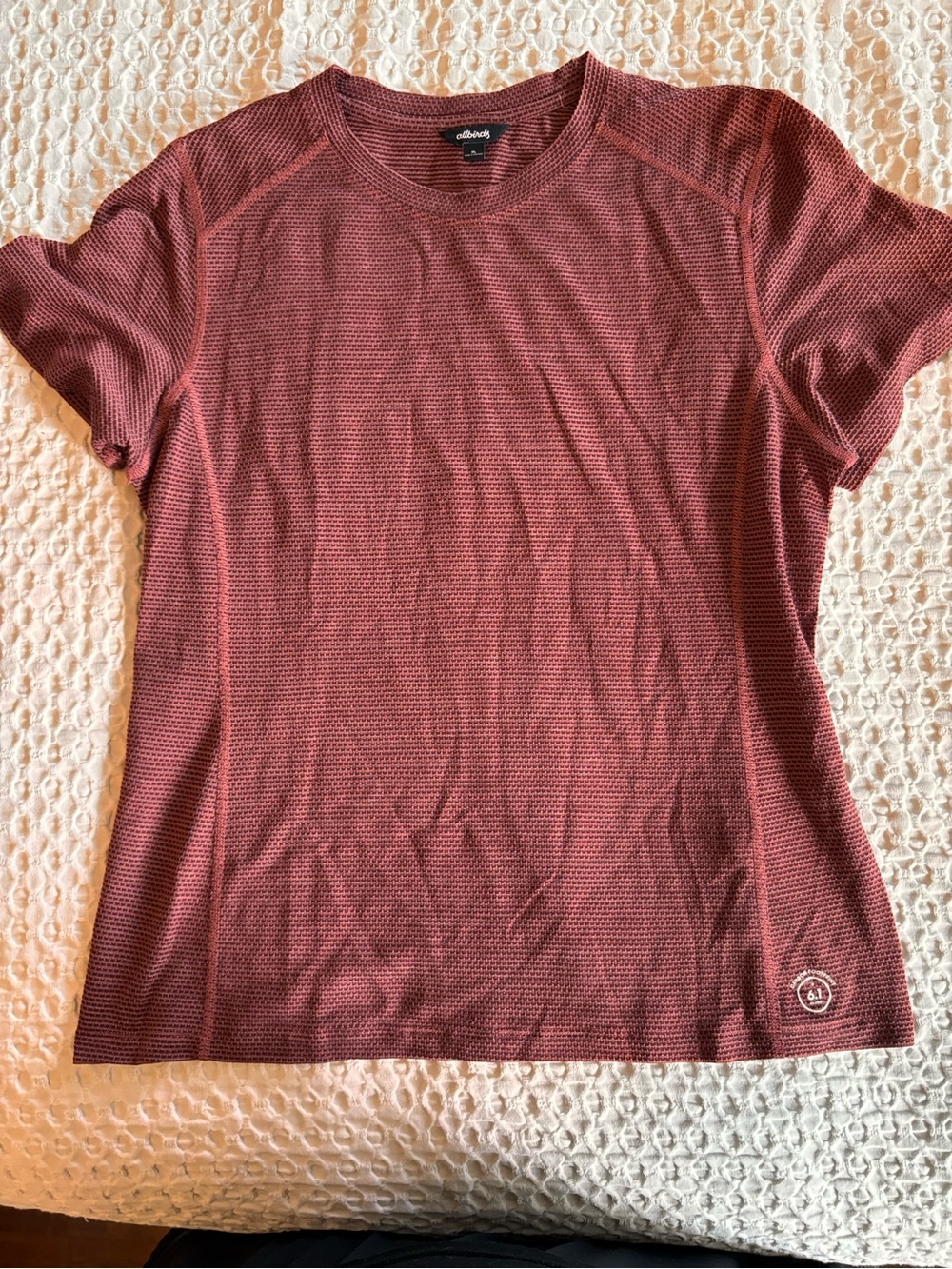 Allbirds L natural run tee